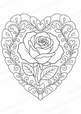 Blumen Mandalas Ausmalbilder – Natur und Pflanzen – 15 Malvorlagen – Materialseite 3