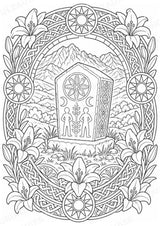 Bosnien Mandalas Ausmalbilder – Länder und Kulturen – 15 Malvorlagen – Materialseite 7