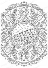 Bosnien Mandalas Ausmalbilder – Länder und Kulturen – 15 Malvorlagen – Materialseite 10