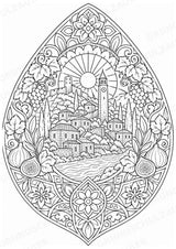 Bosnien Mandalas Ausmalbilder – Länder und Kulturen – 15 Malvorlagen – Materialseite 16