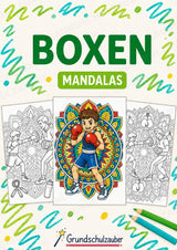 Boxen Mandalas Ausmalbilder – Sport – 15 Malvorlagen – Cover
