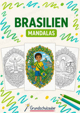 Brasilien Mandalas Ausmalbilder – Länder und Kulturen – 15 Malvorlagen – Cover