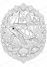 Brasilien Mandalas Ausmalbilder – Länder und Kulturen – 15 Malvorlagen – Materialseite 16