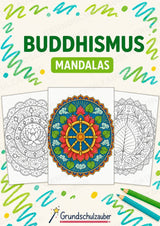 Buddhismus Mandalas Ausmalbilder – Religion – 15 Malvorlagen – Cover