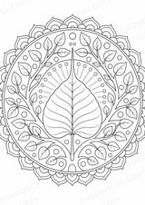 Buddhismus Mandalas Ausmalbilder – Religion – 15 Malvorlagen – Materialseite 4