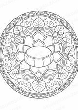 Buddhismus Mandalas Ausmalbilder – Religion – 15 Malvorlagen – Materialseite 5