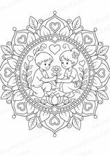 Buddhismus Mandalas Ausmalbilder – Religion – 15 Malvorlagen – Materialseite 7