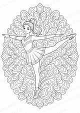 Cheerleading Mandalas Ausmalbilder – Sport – 15 Malvorlagen – Materialseite 13