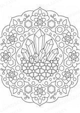 Chemie Mandalas Ausmalbilder – Fach – 15 Malvorlagen – Materialseite 7