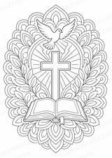 Christentum Mandalas Ausmalbilder – Religion – 15 Malvorlagen – Materialseite 2