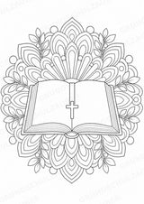 Christentum Mandalas Ausmalbilder – Religion – 15 Malvorlagen – Materialseite 3