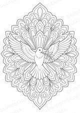Christentum Mandalas Ausmalbilder – Religion – 15 Malvorlagen – Materialseite 7