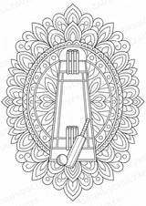 Cricket Mandalas Ausmalbilder – Sport – 15 Malvorlagen – Materialseite 10