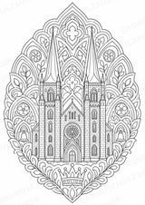Dänemark Mandalas Ausmalbilder – Länder und Kulturen – 15 Malvorlagen – Materialseite 7