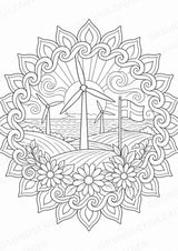 Dänemark Mandalas Ausmalbilder – Länder und Kulturen – 15 Malvorlagen – Materialseite 11