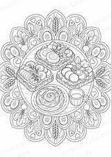 Dänemark Mandalas Ausmalbilder – Länder und Kulturen – 15 Malvorlagen – Materialseite 12