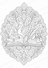 Dänemark Mandalas Ausmalbilder – Länder und Kulturen – 15 Malvorlagen – Materialseite 13
