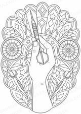 Darts Mandalas Ausmalbilder – Sport – 15 Malvorlagen – Materialseite 12
