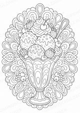 Eis im Sommer Mandalas Ausmalbilder – Wetter und Jahreszeiten – 15 Malvorlagen – Materialseite 5