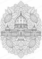Elfenbeinküste Mandalas Ausmalbilder – Länder und Kulturen – 15 Malvorlagen – Materialseite 3