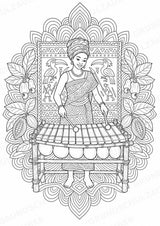 Elfenbeinküste Mandalas Ausmalbilder – Länder und Kulturen – 15 Malvorlagen – Materialseite 8