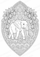 Elfenbeinküste Mandalas Ausmalbilder – Länder und Kulturen – 15 Malvorlagen – Materialseite 15