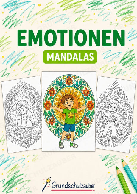 Emotionen Mandalas Ausmalbilder – Familie und Zusammenleben – 15 Malvorlagen – Cover