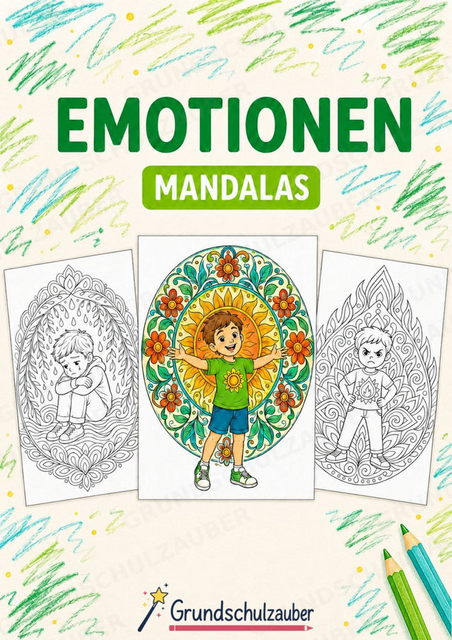 Emotionen Mandalas Ausmalbilder – Familie und Zusammenleben – 15 Malvorlagen – Cover