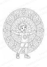 Emotionen Mandalas Ausmalbilder – Familie und Zusammenleben – 15 Malvorlagen – Materialseite 2