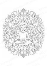 Emotionen Mandalas Ausmalbilder – Familie und Zusammenleben – 15 Malvorlagen – Materialseite 6
