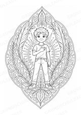Emotionen Mandalas Ausmalbilder – Familie und Zusammenleben – 15 Malvorlagen – Materialseite 8