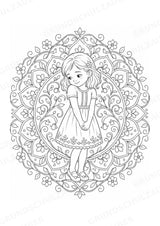 Emotionen Mandalas Ausmalbilder – Familie und Zusammenleben – 15 Malvorlagen – Materialseite 10