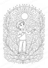 Emotionen Mandalas Ausmalbilder – Familie und Zusammenleben – 15 Malvorlagen – Materialseite 16