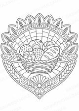 Essen & Trinken Mandalas Ausmalbilder – Essen und Ernährung – 15 Malvorlagen – Materialseite 8