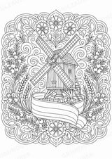 Estland Mandalas Ausmalbilder – Länder und Kulturen – 15 Malvorlagen – Materialseite 5