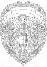 Estland Mandalas Ausmalbilder – Länder und Kulturen – 15 Malvorlagen – Materialseite 6