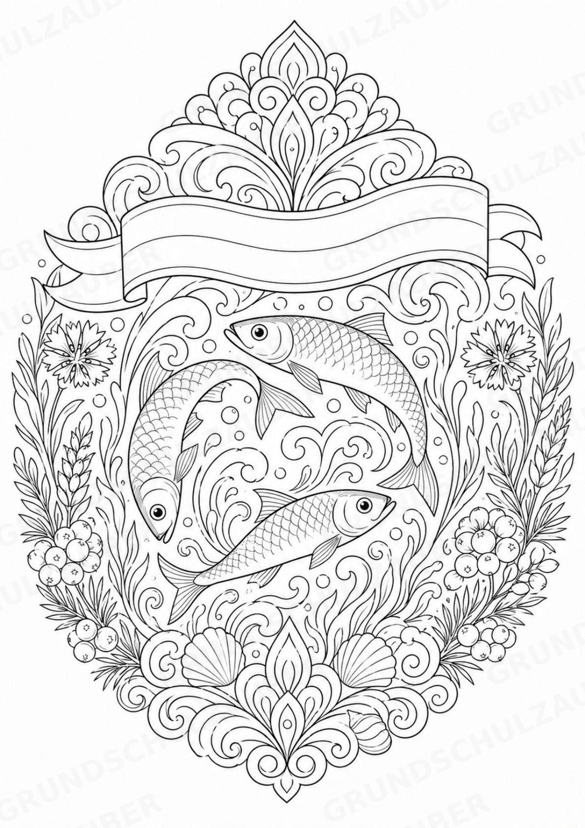Estland Mandalas Ausmalbilder – Länder und Kulturen – 15 Malvorlagen – Materialseite 8