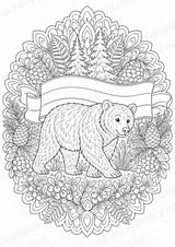 Estland Mandalas Ausmalbilder – Länder und Kulturen – 15 Malvorlagen – Materialseite 11