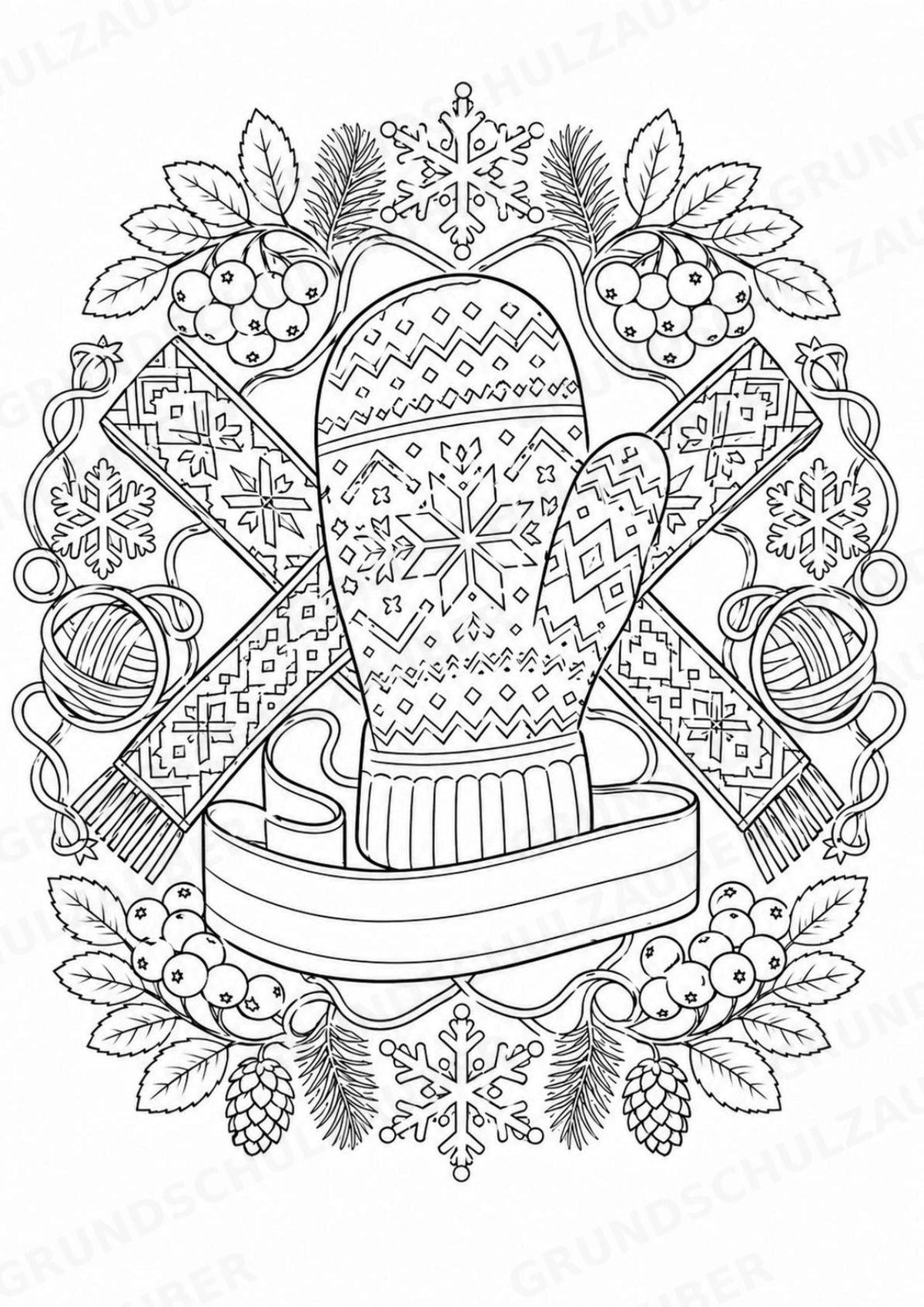 Estland Mandalas Ausmalbilder – Länder und Kulturen – 15 Malvorlagen – Materialseite 13