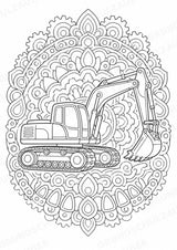 Fahrzeuge Mandalas Ausmalbilder – Fahrzeuge – 15 Malvorlagen – Materialseite 4
