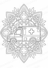 Fahrzeuge Mandalas Ausmalbilder – Fahrzeuge – 15 Malvorlagen – Materialseite 11