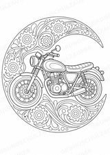 Fahrzeuge Mandalas Ausmalbilder – Fahrzeuge – 15 Malvorlagen – Materialseite 13