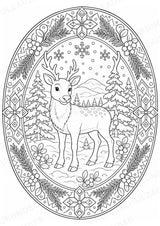 Finnland Mandalas Ausmalbilder – Länder und Kulturen – 15 Malvorlagen – Materialseite 2