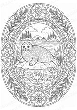Finnland Mandalas Ausmalbilder – Länder und Kulturen – 15 Malvorlagen – Materialseite 6