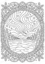 Finnland Mandalas Ausmalbilder – Länder und Kulturen – 15 Malvorlagen – Materialseite 7