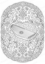 Finnland Mandalas Ausmalbilder – Länder und Kulturen – 15 Malvorlagen – Materialseite 9