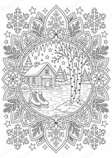 Finnland Mandalas Ausmalbilder – Länder und Kulturen – 15 Malvorlagen – Materialseite 16