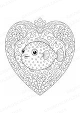 Fische Mandalas Ausmalbilder – Tiere – 15 Malvorlagen – Materialseite 5