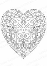 Flamingo Mandalas Ausmalbilder – Tiere – 15 Malvorlagen – Materialseite 3