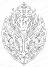 Flamingo Mandalas Ausmalbilder – Tiere – 15 Malvorlagen – Materialseite 6